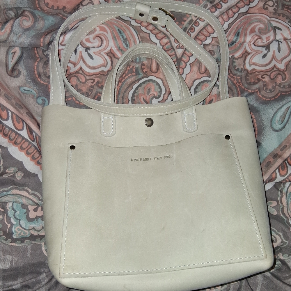 Portland Leather Goods Beluga Mini Crossbody Bag Purse